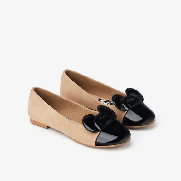 GORGEOUS ZARA NWT Minnie Mouse Disney Ballet Flats - Picture 3 of 7